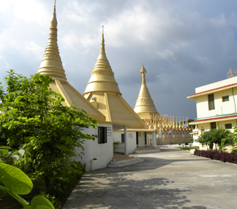 Side View of Dhamma Meditation Hall