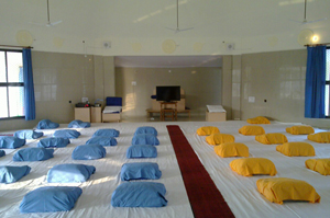 Inside of Large Meditation Dhamma Hall